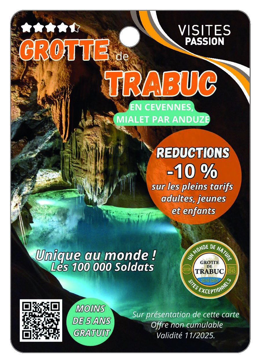 GROTTE DE TRABUC - Un Voyage au coeur du minéral !