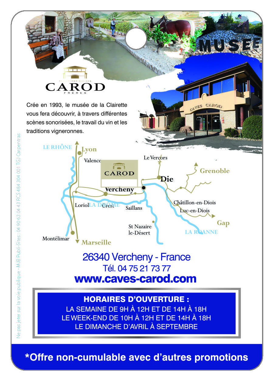 Cave Carod, Le Musée de la Clairette