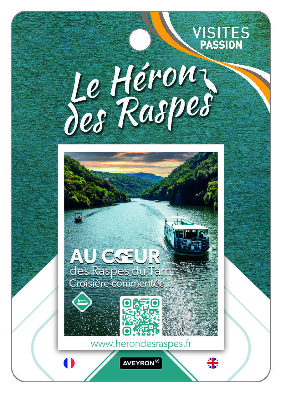 LE HÉRON DES RASPES - Au Coeur des Raspes du Tarn, Croisière commentée...