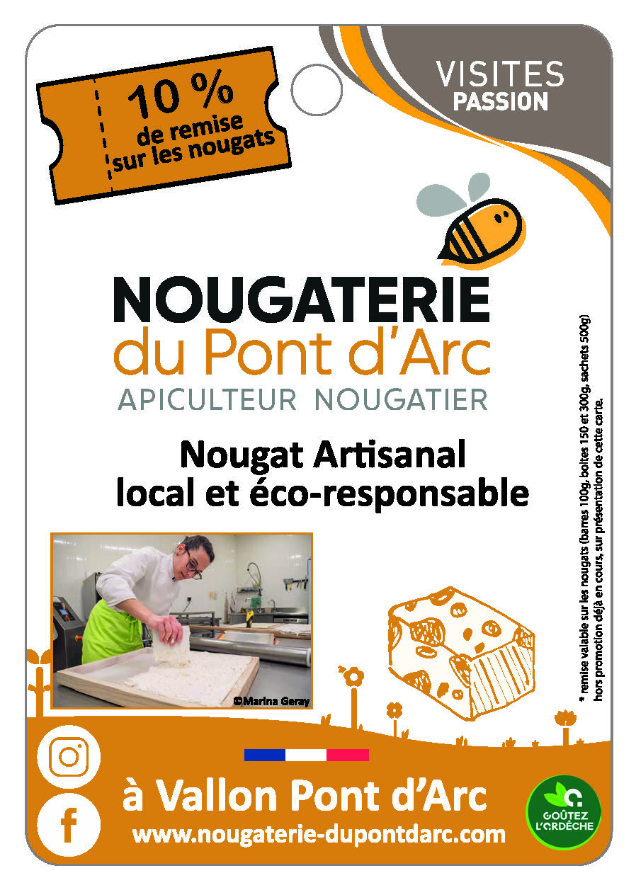 NOUGATERIE DU PONT D'ARC - Apiculteur Nougatier - Nougat artisanal, local et éco-responsable