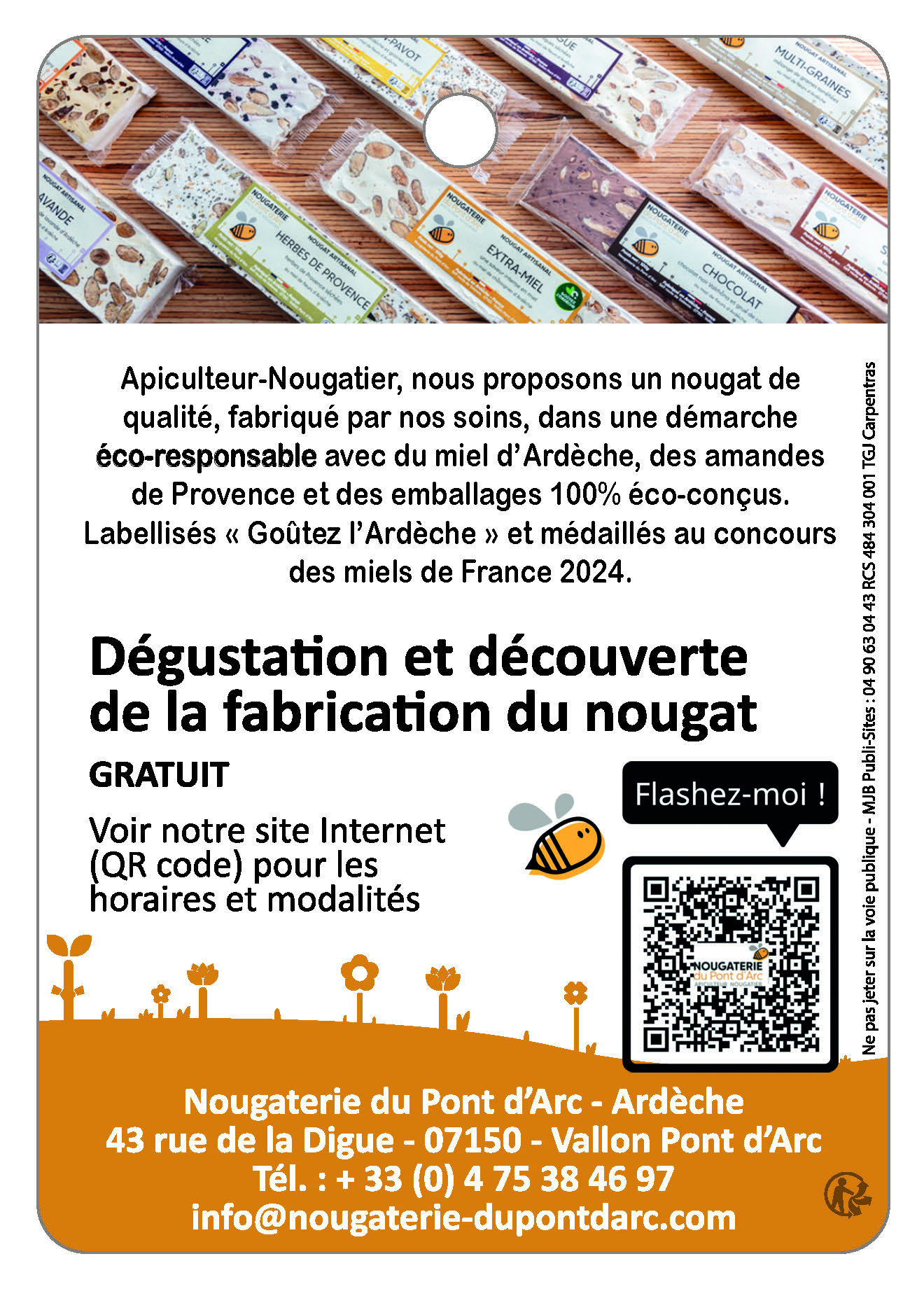 NOUGATERIE DU PONT D'ARC - Apiculteur Nougatier - Nougat artisanal, local et éco-responsable