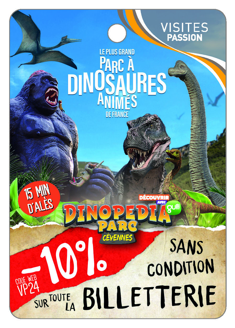 DINOPEDIA PARC - le plus grand parc à Dinosaures animés de France !