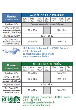 Musées des Blindés et de la Cavalerie de Saumur