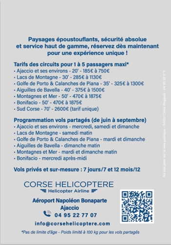 CORSE HELICOPTERE