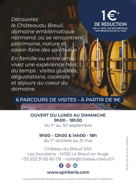 LA SPIRITERIE FRANCAISE - CHATEAU DU BREUIL