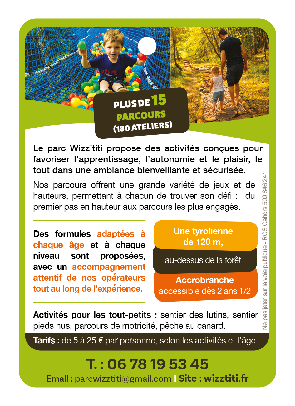 Wizz Titi Ussac (Parc Aventure)