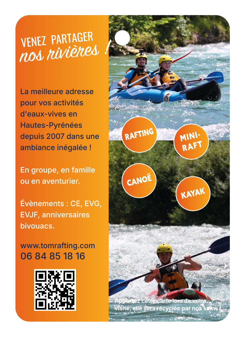 Tom Rafting, Hautes-Pyrénées