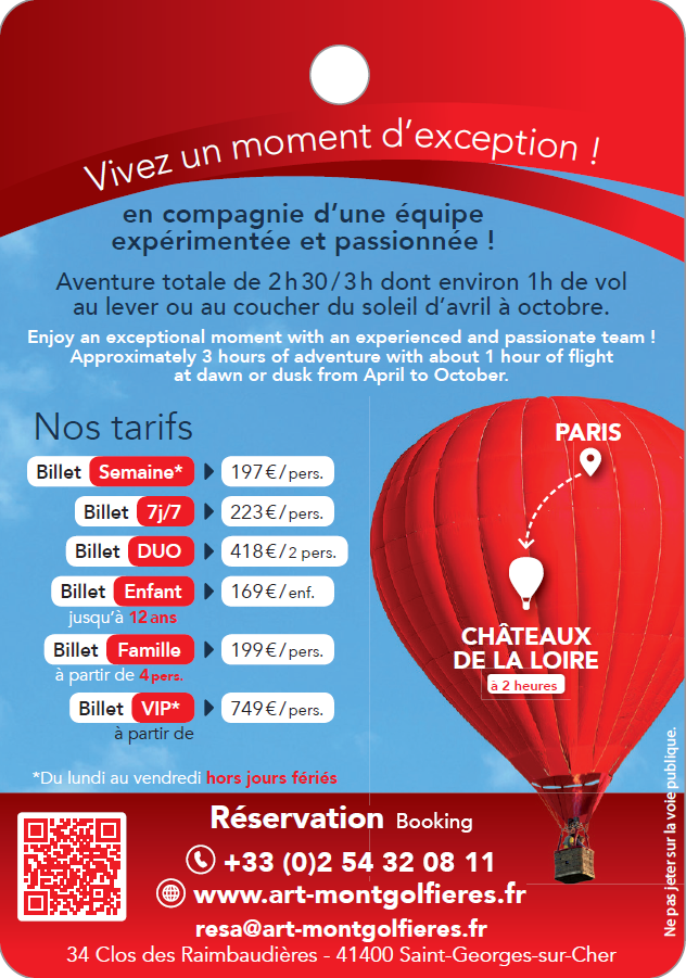 Art Montgolfières à Saint Georges sur Cher