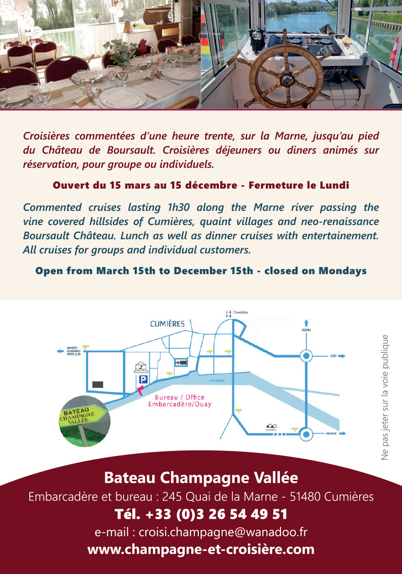 Bateau Champagne Vallée